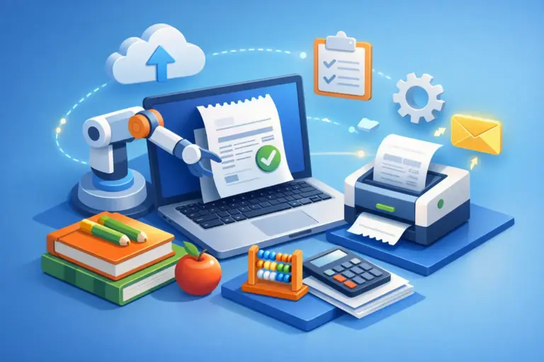 Como automatizar notas fiscais escolares
