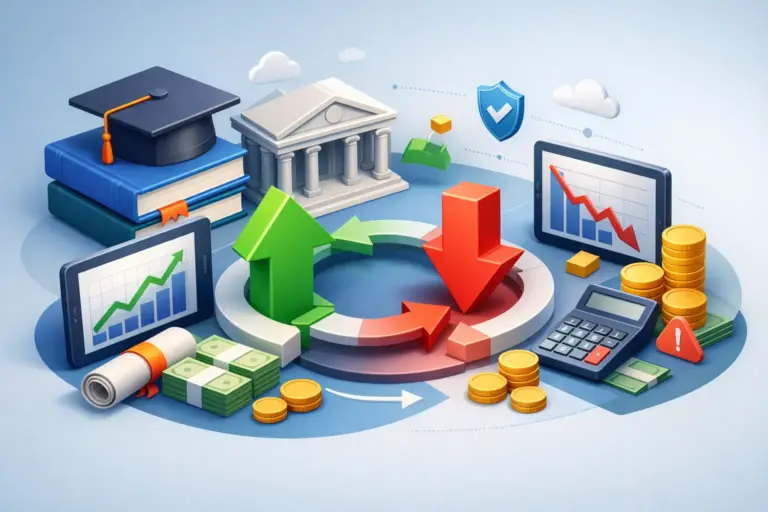 Integração financeira acadêmica que reduz perdas