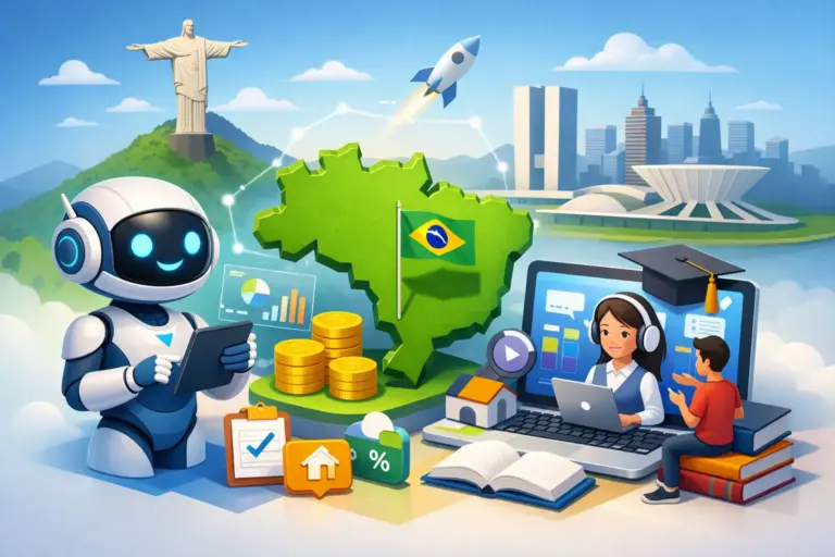 O futuro da cobrança com IA educacional no Brasil
