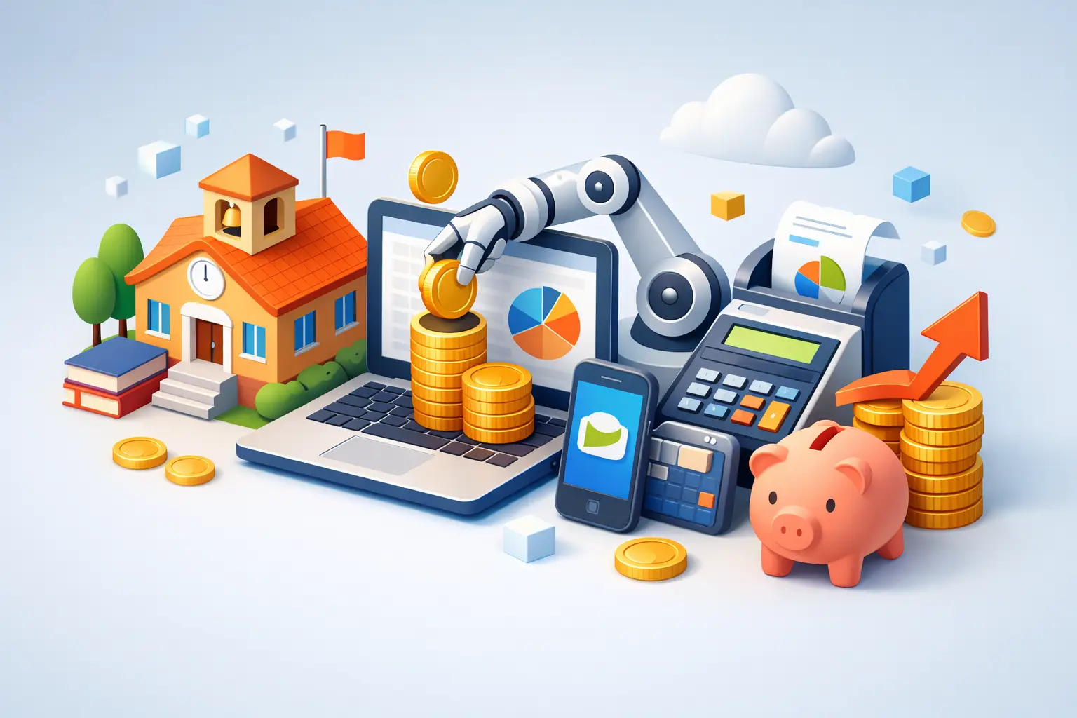 Tendências de automação financeira nas escolas