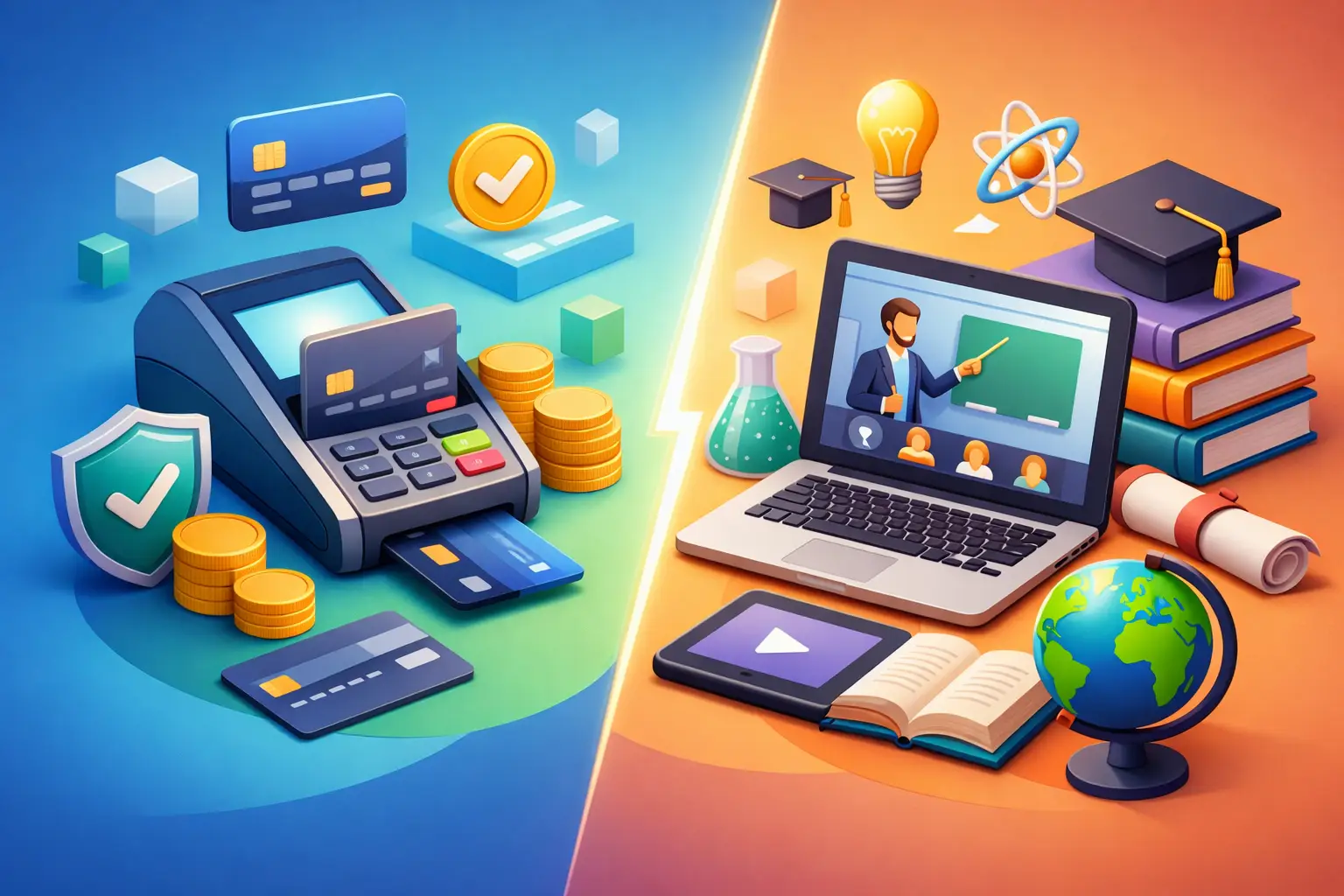 Gateway de pagamento vs solução educacional
